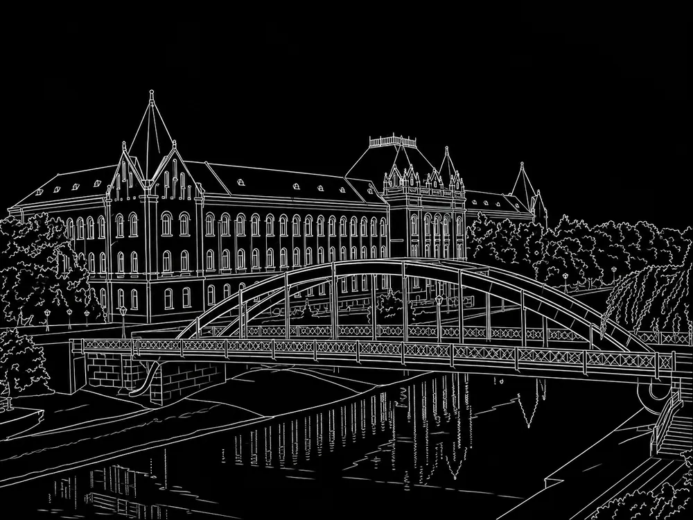 Illustration of Zrenjanin, Serbia — ProtoCode's home city